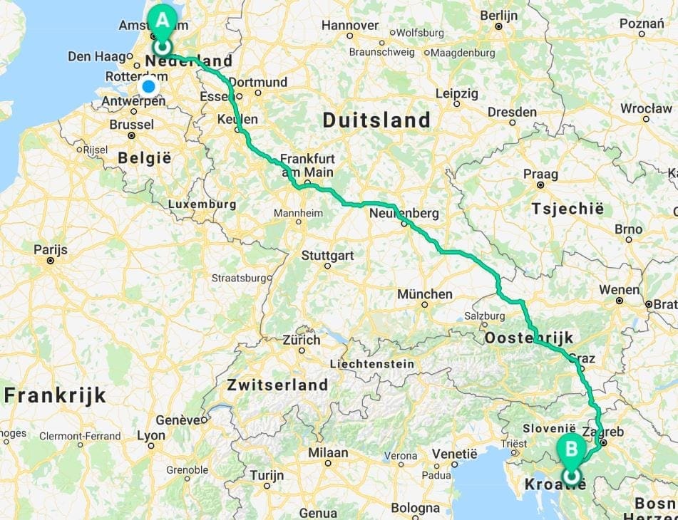 Routeplanner duitsland