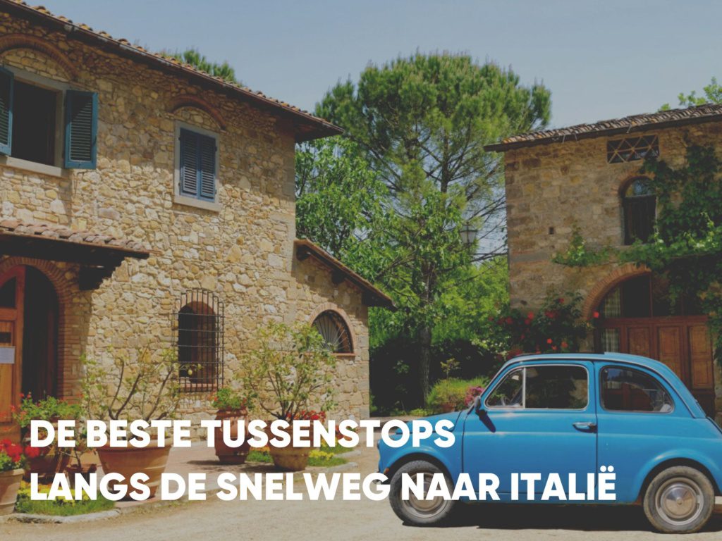 tussenstops langs de snelweg naar Italië