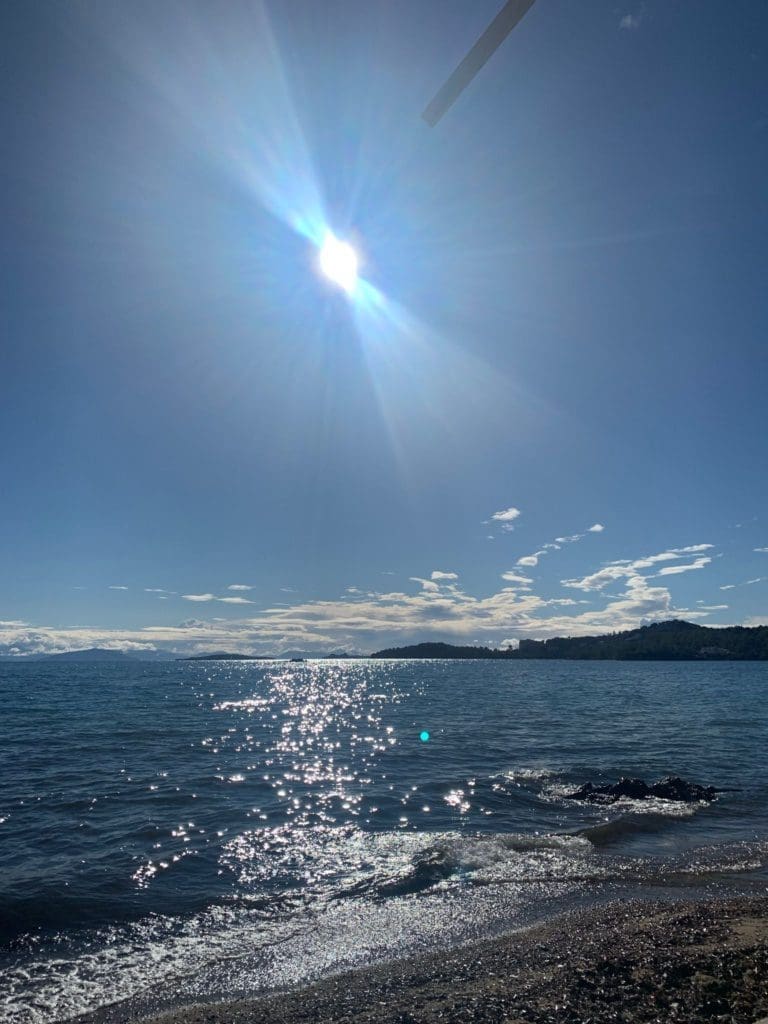 Yaliskari , een rustig strandje op het eiland Corfu.