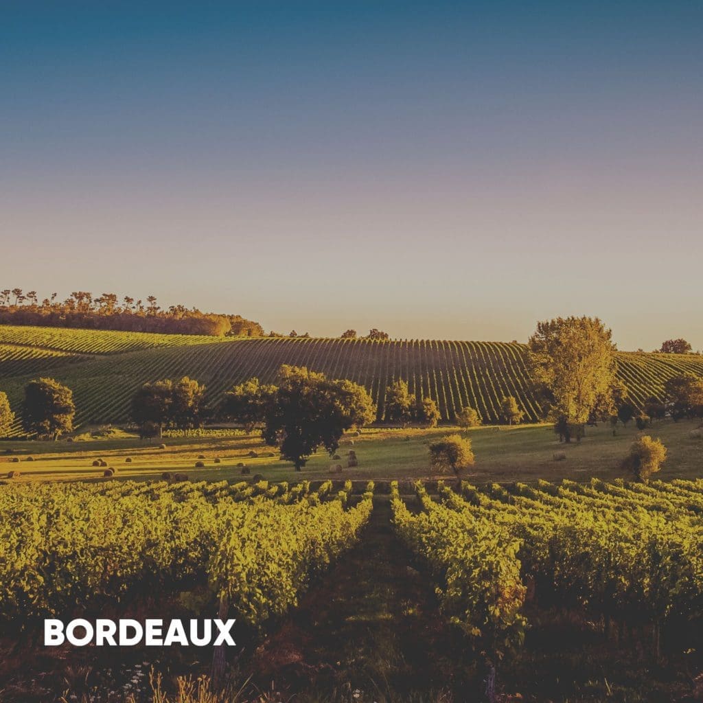 landschap van Bordeaux