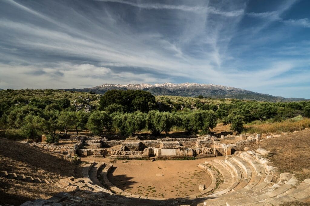 Opgraving Aptera op Kreta, tussen Chania en Rethymnon