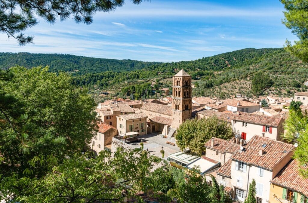 Dorp Castellane in de Gorges du Verdon