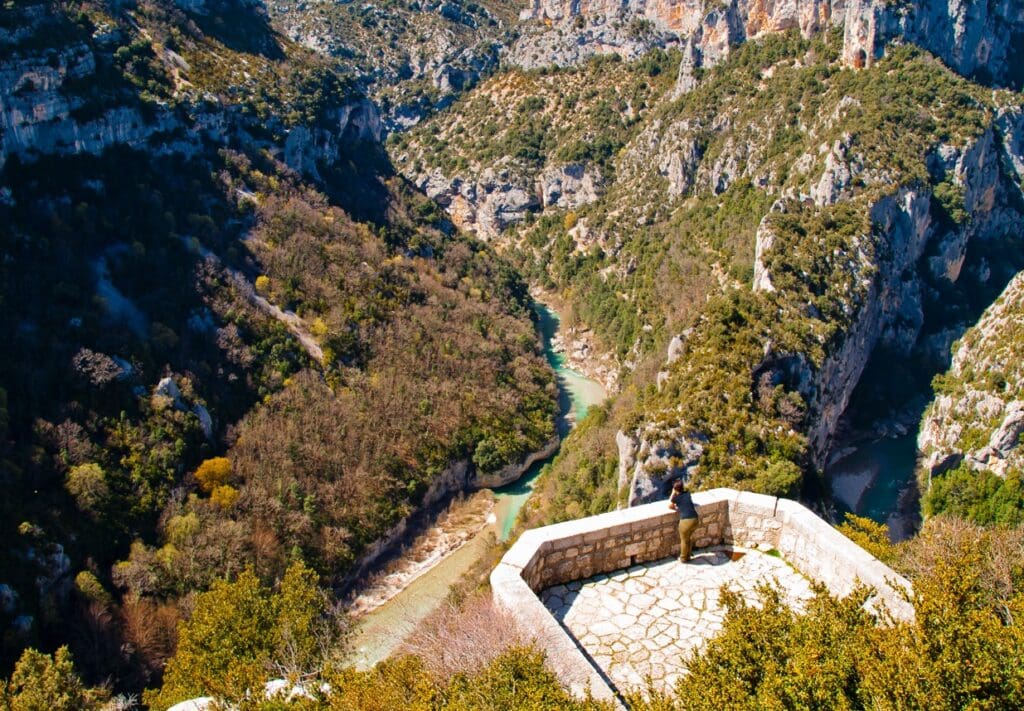 Belvédère del Col dell'Illoire, bekend als Grand Canyon van de Gorges du Verdon