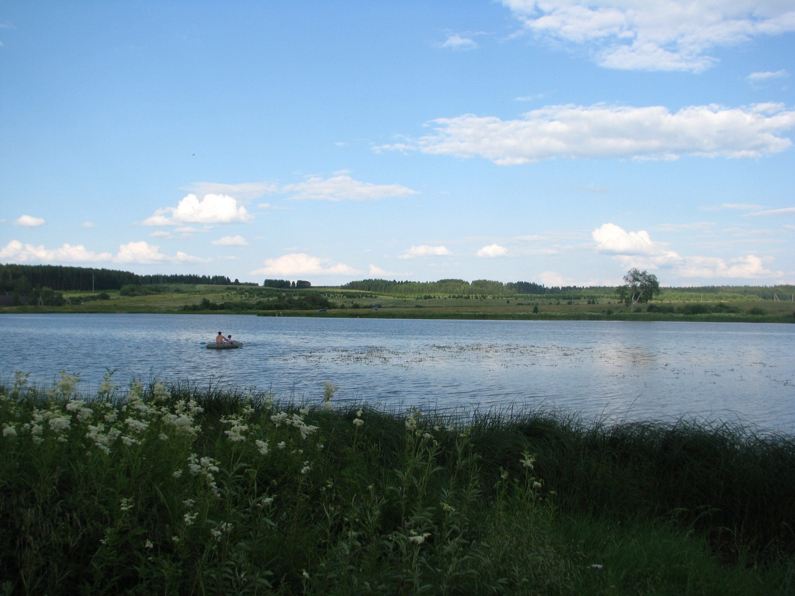 Familien Campingplatz Forellensee, op de route naar Noorwegen.