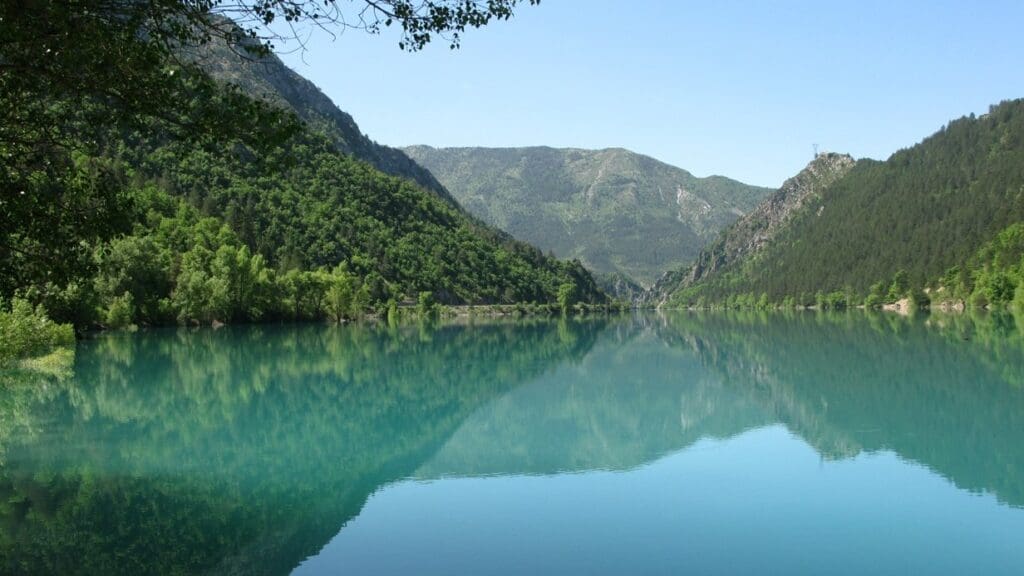 Lac de Chaudanne in de Gorges du Verdon