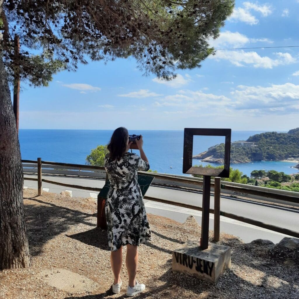 Uitzicht onderweg tussen Peratallada en Begur