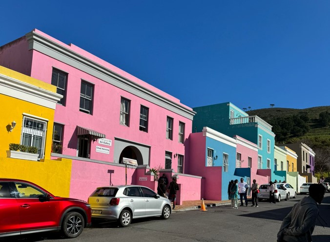 Maleisische wijk Bo-Kaap in Kaapstad, kleurrijke huizen en van historisch belang