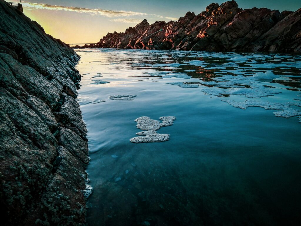 Rotsen bij Mossel Bay