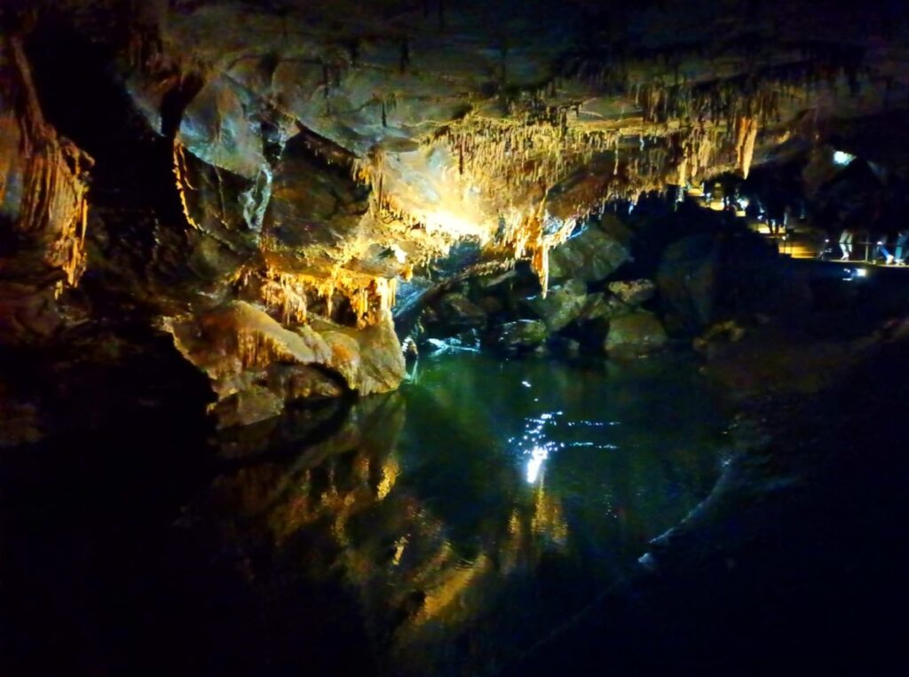 Grotten van Han in de Belgische Ardennen