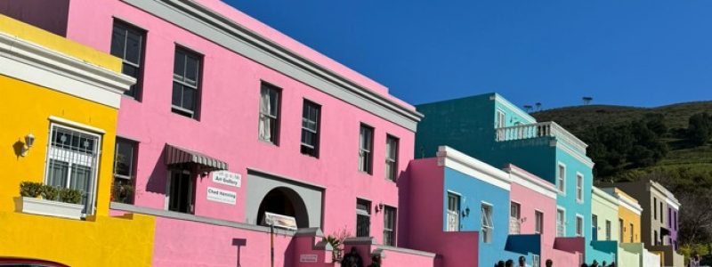 Maleisische wijk Bo-Kaap in Kaapstad, kleurrijke huizen en van historisch belang