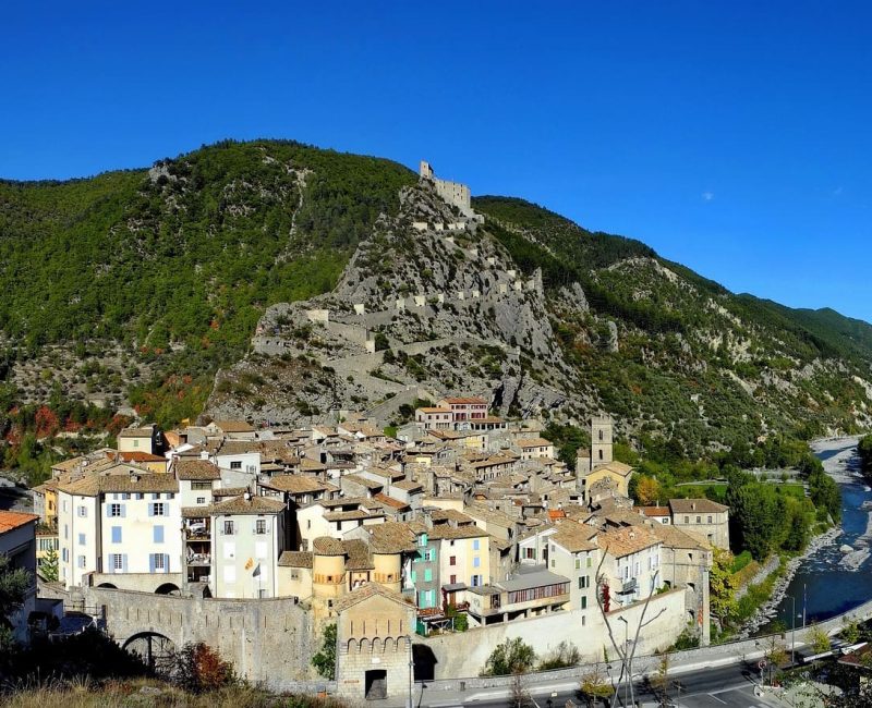 Middeleeuws dorpje Entrevaux in de Gorges du Verdon