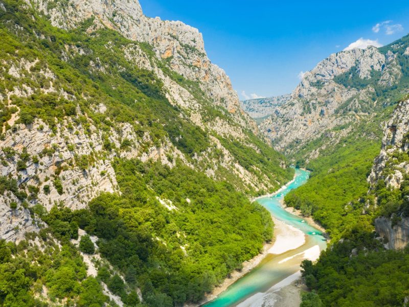 Uitzicht op de Gorges du Verdon